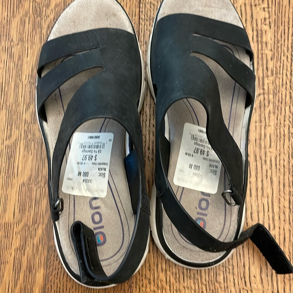 Pair of Size 8 Bionica sandals barely worn.